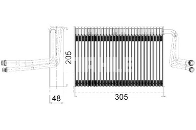 MAHLE GARINTUVO KONDICIONAVIMO BMW 1 E81 1 E82 1 E87 1 E88 3 E90 3 E91 3 