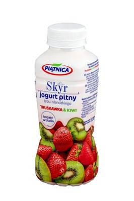 Piątnica Jogurt pitny Skyr truskawka kiwi 330 g