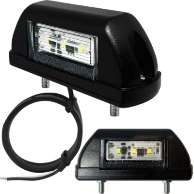 Лампа освітлення номерного знака реєстраційний led 12v-24 v фото №1