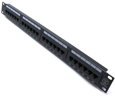 PATCH PANEL KAT 5E UTP 24-PORTOWY PATCHPANEL