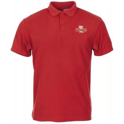 Bryt. Koszulka polo „Royal Mail”, czerwona,używana