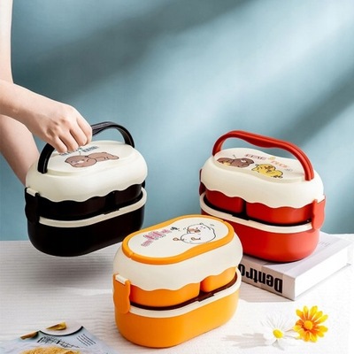 New Food Grade Material Lunch Box Cute Cartoon