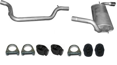 Ford focus 1.6 2011 - гаситель глушители комплект фото №1