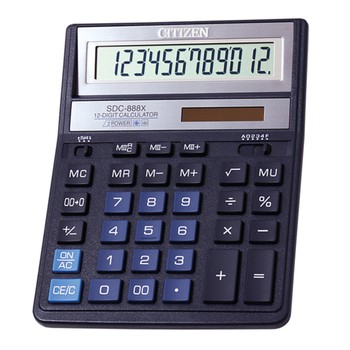 Kalkulator biurowy CITIZEN SDC-888XBL 12-cyfrowy