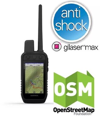 GARMIN ALPHA 200K + OSM MAPA TOPO GPS DLA PSA