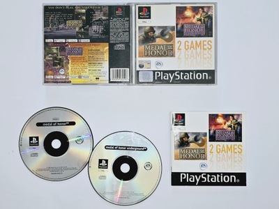 MEDAL OF HONOR & MEDAL OF HONOR UNDERGROUND PSX PS1