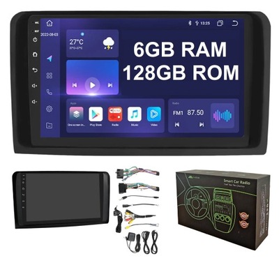 NAWIGACJA RADIO ANDROID DO MERCEDES ML W164 GL X164 6/128GB DSP CARPLAY LTE