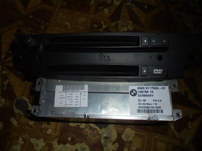 Bmw 5 e60 e61 радио навигация 65839117559-01 фото №1