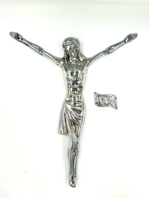 Korpus Chrystusa na krzyż pomnik nagrobek nikiel