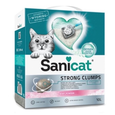 SANICAT Strong Clumps 6l żwirek bentonit