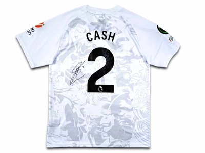 Matty Cash - Aston Villa - koszulka z autografem (zag)