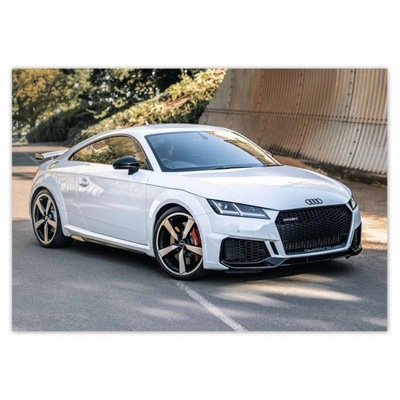 Baner 100x70 Białe Audi Quattro TT RS