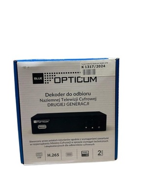Dekoder DVB-T2 Opticum R265 Lite k1317/24