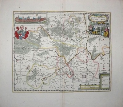 MAPA "DUCATUS SILESIAE LEGNICIENSIS"