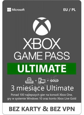 XBOX GAME PASS ULTIMATE 90 DNI + GOLD + EA PLAY