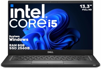 美品 Dell Corei5 gen 13, ram 8/ ssd 256 Dell Latitude 5300 Core i5 8th Gen 8GB RAM 256GB SSD 13
