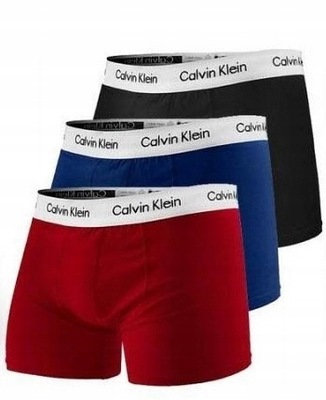 133. Bokserki Calvin Klein Męskie 3PAK M