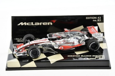 F1 McLAREN MP4-22 #1 Fernando Alonso 2007 1/43 MINICHAMPS 530074301