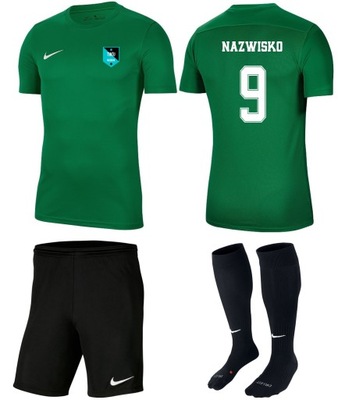 Nike strój piłkarski z NADRUKIEM L własny herb