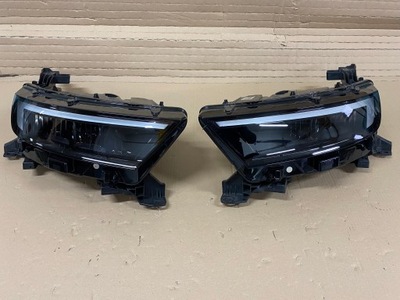 Лампы передние + хром opel mokka ii led 2021 nowe фото №1