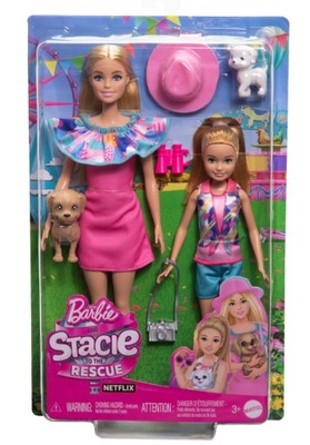 Lalki Barbie Stacie I Barbie 2-pak Lalek HRM09