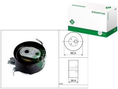 Ролик натяжна ремінь розподільного валу volvo s90 ii v60 ii v90 ii xc60 ii фото №1