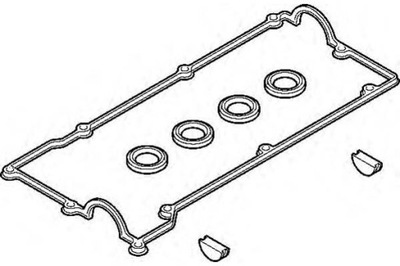 КОМПЛЕКТ KPL. ПРОКЛАДОК КРЫШКИ ГБЦ ЦИЛИНДРА ELR фото
