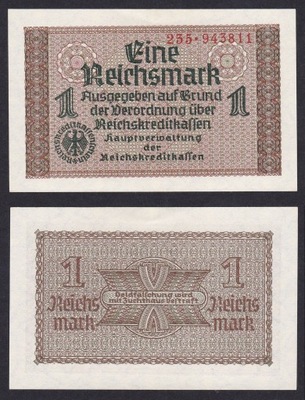 NIEMCY 1 Reichsmark 1940-1945 P-R136a Ro. 551 UNC