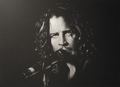 Soundgarden Grawerowany w blasze Chris Cornell ...