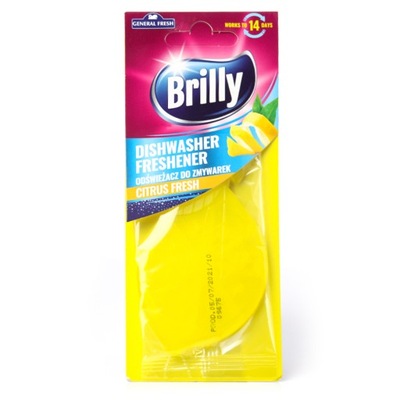 Odświeżacz do Zmywarki Zawieszka Brilly General Fresh Cytryna, 80 g