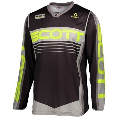 Bluza Scott Jersey 350 Race grey/yellow L