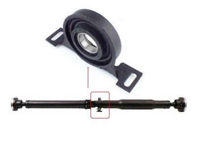 Опора вала приводного land rover range rover l322 35mm фото №1