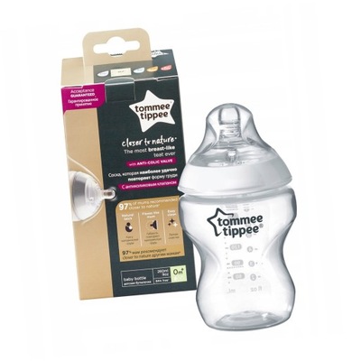 TOMMEE TIPPEE BUTELKA 260 ML 0m+