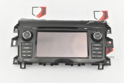 Панель дисплей радио навигации 259154kj0a nissan navara iv фото №1