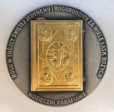 Medal - Szczecin- Parafia Prawosławna P.W. Świętego Mikołaja Gold