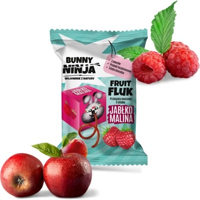 Bunny Ninja Fruit Fluk o smaku jabłko-malina 15 g