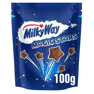 Milky Way Magic Stars Gwiazdki z Mlecznej Czekolady 100g