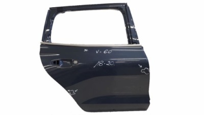 Volvo v-60 2018-2020 двері праве задня фото №1