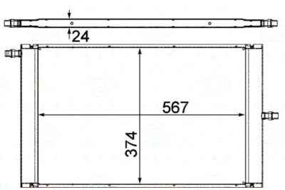 Behr hella интеркулер радиатор land rover range фото №1