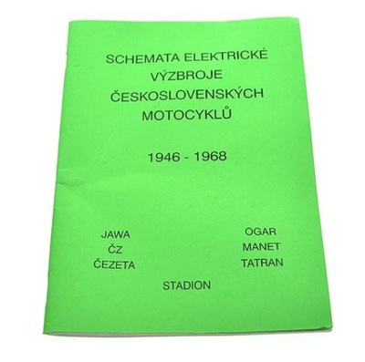 Katalog schematów elektrycznych Jawa 175 250 350 1946-1968 