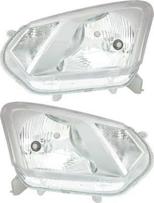 REJILLAS FAROS ISUZU D-MAX II 2 '12- JUEGO DEPO  