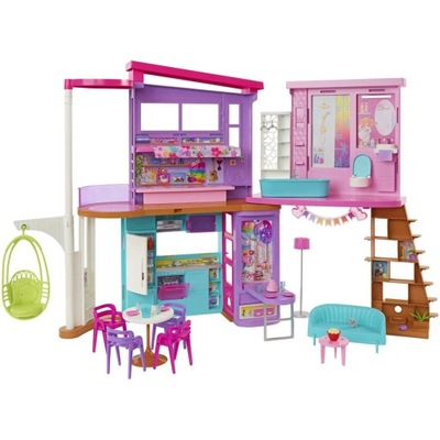 Domek dla lalek Barbie Wakacyjny Domek HCD50 Mattel 32,8 cm