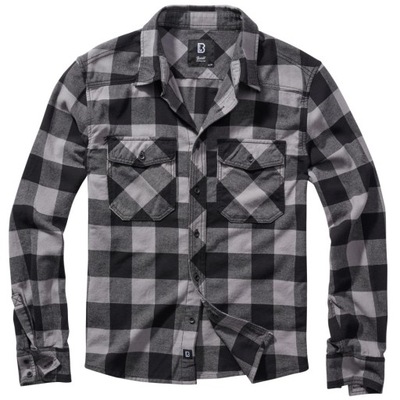 Koszula Brandit Check Shirt - Black/Charcoal L