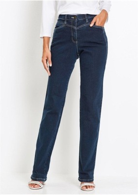PROSTE JEANSOWE SPODNIE STRETCH__50