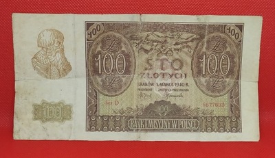 100zł 1940 rok