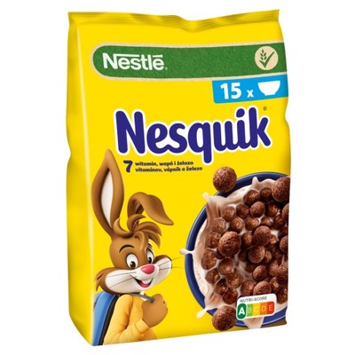 Nestle Nesquik Płatki śniadaniowe czekoladowe 450g