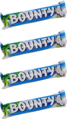 Baton Bounty kokosowy w czekoladzie 57g x 4