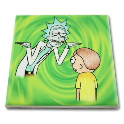 Podkładka ceramiczna pod kubek Rick and Morty 2