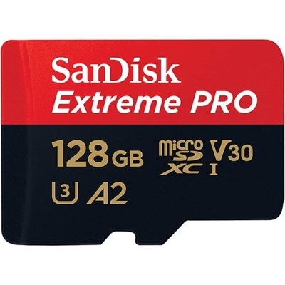 Karta pamięci Sandisk 128GB Extreme Pro + adapter