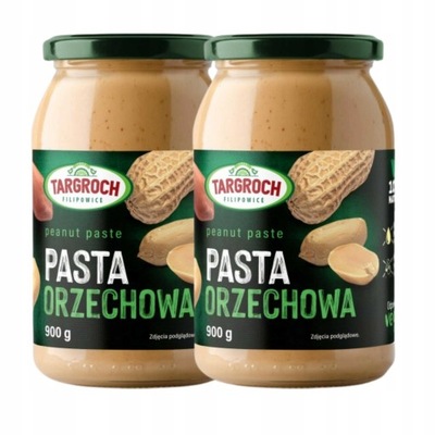 Zestaw 2x Pasta Orzechowa 900g Masło Orzechowe